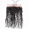 Brazilian Deep Wave 360 Lace Frontal Virgin Hair Remy Hair Pre Plucked Full 360 Human Hair Exrensions