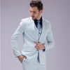 Tuxedos De Mariage Classique Plaid 2019 Slim Fit Deux Boutons Revers Marié Porter Costumes Marié Meilleur Hommes De Blazer De Bal (Blouson + Gilet + Pantalon)