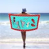 Serviette de plage Retangel serviette colorée couverture en microfibre serviettes de bain imprimé adulte serviette de bain motif feuille Sport serviettes de bain
