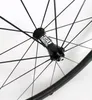 Surper Light Full Carbon Wheels 38mm Djup 25mm Bredd Karbon Wheelset Clincher / Tubulär Väg Carbon Bike Wheelset med speciell bromsyta