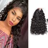 8a Grade Brazilian Deep Curly Wave Human Hair Weaves 10-30 inch 3-4 Bundles Wavy Hair Extensions