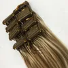 2019 Nya produkter Hår Andra anpassade färg tillgängliga 6D Human Hair Extensions P6 / 613 # Markera 50gram / väska kan skrivas med järn