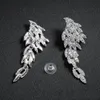 2020 Elegancki Angel Wings Dżetki Kolczyki Ślubne Dla Panny Młodej Biżuteria Projektant na Prom wieczór Darmowa Wysyłka Wysoka jakość