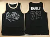 Biggie Smalls # 72 Bad Boy Notorious Big Filme Jersey 100% Stitched Basketball Jerseys Barato Amarelo Vermelho Vermelho Black Mix Order