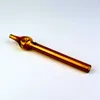 Стеклянная масляная труба Длинная ручка с подвеской шприц веревочного шприца 5 цветных курительных труб Прямой тип