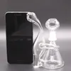 5,5 polegadas Clear Tubulações de Água Cachimes Reciclador de Óleo Dab Rig Rig 14mm Junta Masculina Para Fumar