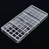 Polycarbonate Chocolate Bar Mold Fondant Shapes Candy Jelly Mould Plastic Baking Pastry Mould Kitchen Tool Bakeware