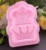 Ny Dining Royal Crown Silicone Fandont Mold Silica Gel Molds Crowns Chocolate Molds Candy Mold Wedding Cake Decorating Tools6917692