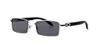 Luxary- Occhiali da sole oversize Francia top brand full frame rettangolo occhiali da sole firmati in metallo uomo donna cerniera occhiali da vista in legno lunette gafas