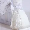100pcs Wedding Bride sukienka świeca Favor Prezenty ślubne dla pamiątek gościnnych SN16835506645