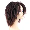 Synthetic Dreadlock Hair Wig For Woman 6 inch Black Brown Crochet Braided Wigs 190g/pc Braids Hair with the curls end LS36