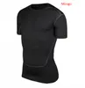 NIEUWE 2019 Zomer skinny actieve sport panty jogging running GYM training voetbal basketbal t-shirt zweet sneldrogende tops t-shirts mannen