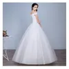 Ivory Ball Gown Wedding Dress Strapless lace-up Back Layers Tulle with Applique Sequins Bridal Gowns Cheap