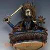 Statua buddista tibetana del cloisonne del Tibet - Manjusri Bodhisattva