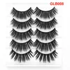 Wholesale 5 Pairs Mink eyelashes set thick natural long fake lashes handmade reusable eyelash extensions eye makeup DHL Free