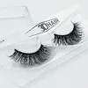 Newly Multistyles Selling Real Siberian 3D Full Strip False Eyelash Long Individual Eyelashes Lashes Extension