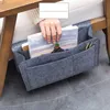 Felt Bedside Sofa Hanging Holder Storage Bag Multifunctional Organizer Box Magazine Smart Phone Remote Controll Storage Bags Pockets GGA2139