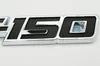 2 New Chrome 2009-2014 F150 XLT Triton Fender Emblem Badges EmblemsペアセットBLCK Red Silvery237W