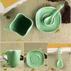 Longquan Flower Tea Cup z spodkiem Wysokiej jakości ceramiczny kubek herbaty z pokrywką Dekor Water Cup Prezent Office Prezent