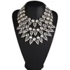 Wholesale-designer luxury very glittering exaggerated full rhinestone crystal multi layers collar choker statement necklace for woman