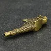 Novo Tubo De Fumaça de Cigarro de Bronze Do Vintage Cabeça de Dragão Forma Mounthpiece Filtro Tubo de Luxo Inovador Design de Alta Qualidade Bolo Quente