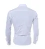 5XL Herren Slim Dress Hemd Mode Muster Männer Baumwolle Business Tuxedo Langarm Casual T Shirts Asiatische Größe
