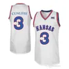 Kansas Jayhawks College Josh Jackson # 11 Joel Embiid Basketball Jerseys # 21 Sam Cunliffe # 3 Mens Ed Custom n'importe quel nom de numéro