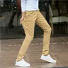 Slim Fit Black Red Pantalon Hombre Straight Casual Men Pants Summer Cotton Chinos Male Trousers Office