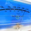 Freeshipping 1pcs x vu meter db nivå header ljud strömförstärkare indikator meter db tabell blå