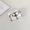 Acessórios de fone de ouvido de alta qualidade poeira protetora adesivo de metal 18k filme banhado a ouro para Airpods Pro 3 Protetor à prova de poeira Airpods3 Rápido navio