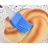 Outils de pâtisserie de cuisine en silicone barbecue beurre d'huile Brosse cuire la pâte à pâtisserie Pain de pâturage gâteau à l'huile BBQ Brosse de cheveux en silicone DH4867804