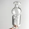 Chiodo Banger con fondo tondo al quarzo smussato spesso 3 mm con 25 mm di narghilè senza calotta con inserto in carb Dabber per fumo di acqua Bong in vetro