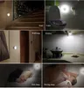 Luz nocturna LED con Sensor de movimiento, lámpara de pared de seguridad led giratoria de 360 grados recargable por USB para dormitorio, escalera, cocina, luces de baño