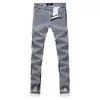 Pantaloni a righe bianche di alta qualità da uomo Taglia 29-38 Pantaloni da uomo casual moda Slim fit da uomo pant2270