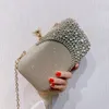 Hot Sale Rhinestones Flap Bridal Hand Bags Solid Clutches For Wedding Jewelry Three Colors Prom Evening Party Crystals Shoulder Bag