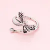 CZ Diamond Dreamy Dragonfly Ring Original Box for 925 Sterling Silver RING Sets luxury designer jewelry women rings214S1437784