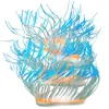 Ornamento di anemone non tossico che brilla in silicone morbido leggero Simulazione flessibile di sfondo flessibile Accessorio Acquario Aquarium Decoration3118899