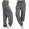 Moda Masculina Lazer Sweatpants Elástico Na Cintura Meninos Tamanho Grande XXXL Calças Longas Dos Homens Soltos Calças Bottoms Button Decoração Calças Compridas