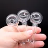 7 cm mini tuyaux en verre brûleur à mazout tuyau cuillère Pyrex main fumer tuyaux en stock