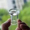 Carb Cap Hållare Glas Stand OD 25mm Tjock Klar rök Stander För Quartz Glas Caps Dabber Bong Oil Rig