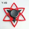 Naruto Fidget Spinner Vinger Speelgoed Zinklegering Metalen Hand Spinners Vingertop Gyro Tol Stress Relief Decompressie Speelgoed Angst Reliever