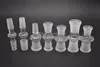 Adaptateur de verre 14 à 18 femelle mâle 14mm 18mm à 14mm 18mm adaptateur de verre pour les plates-formes d'huile d'eau Bongs