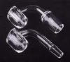 4mm Thickness Quartz Banger Domeless Nails 10mm 14mm 18mm Male Female Thermal Banger 90/45 Degree for Glass Bong Dab Rigs