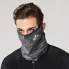 Protetor facial Windproof Headband Máscara Ciclismo Rosto multifuncional Scarf Outdoor Sports Scarf respirável Neck Bandana bicicleta Anti-UV