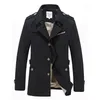 Men Casaco Inverno Homem Casual Mens Jackets And Coats Fashion Solid Cotton Overcoat New Trench Coat Veste Homme Jacket 9