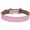 Mode 9 couleurs de haute qualité en cuir de vachette pur collier pour animaux de compagnie en cuir épaissi chien chaîne de mode traction chien accessoires T2I5101