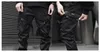 Hip Hop Boy Multipocket Elastic Raise Design Harem Pant Men Streetwear Punk Casual Colders Jogger Male Dancing Black Pants anti2200303