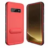 Redpepper DOT Custodie per telefoni impermeabili Android per Samsung Galaxy S10 Plus Custodia da nuoto antiurto con cavalletto Cover posteriore color terra