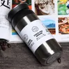 Bouteille d'eau Thermos en acier inoxydable, style coréen Harajuku, tasse à café créative pour hommes et femmes, tasse Portable pour Couple d'étudiants, 350ML