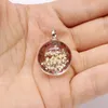 Forme de balle de conception unique 20 mm Charme pendentif en verre de fleur séché pour collier Boucle d'oreille Harajuku Style transparent bijoux de bricolage Charme7207451
